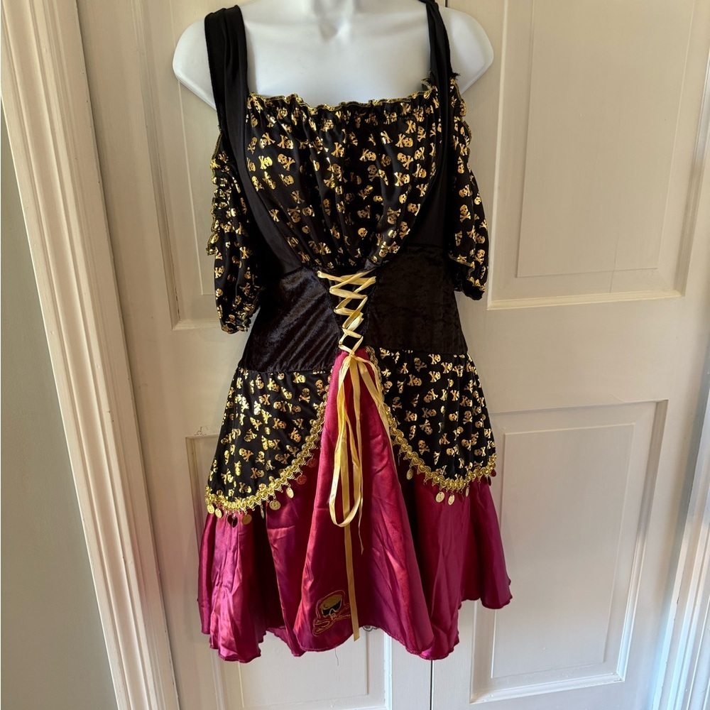 Halloween Costume Pirate Women's Black Dress 1X